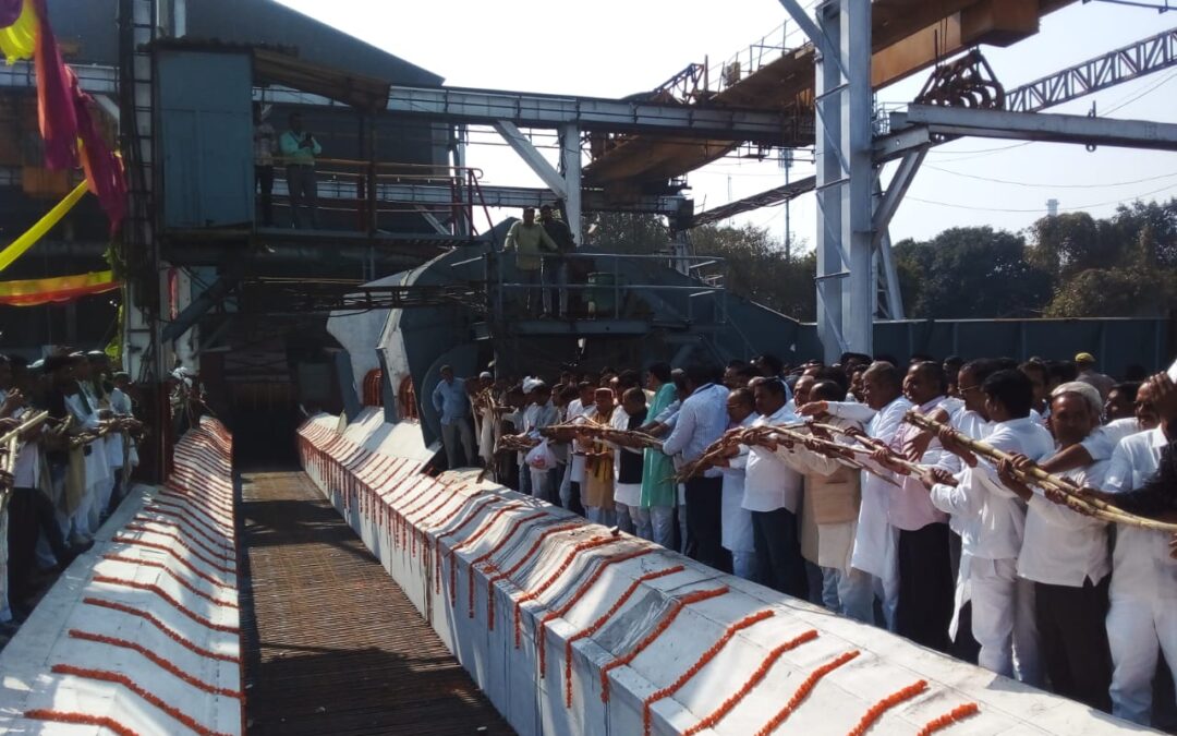 देवबंद त्रिवेणी शुगर मिल का 2024-25 के पेराई सत्र का हुआ शुभारम्भ।