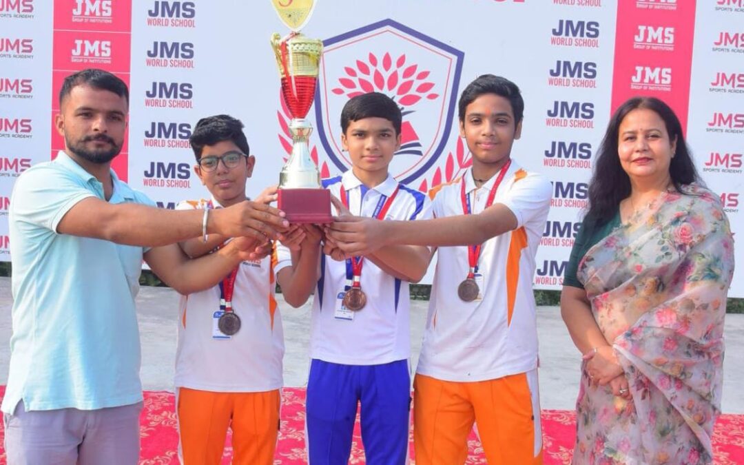 जेएमएस वर्ल्ड स्कूल के छात्रों ने सीबीएसई नेशनल शूटिंग चैंपियनशिप जीतकर किया जिले का नाम रोशन