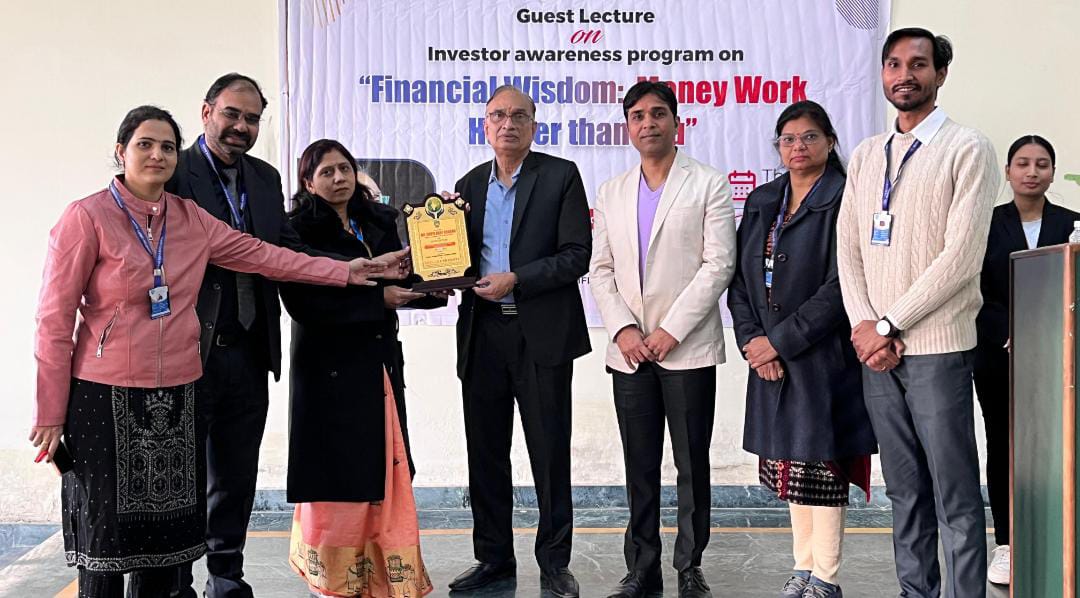 मोनाड विश्वविद्यालय में वित्तीय व निवेशक जागरूकता विषय पर अतिथि व्याख्यान आयोजित